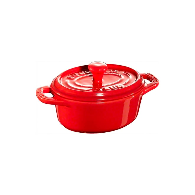 STAUB Staub ovaali minipata, 0,2 l punainen