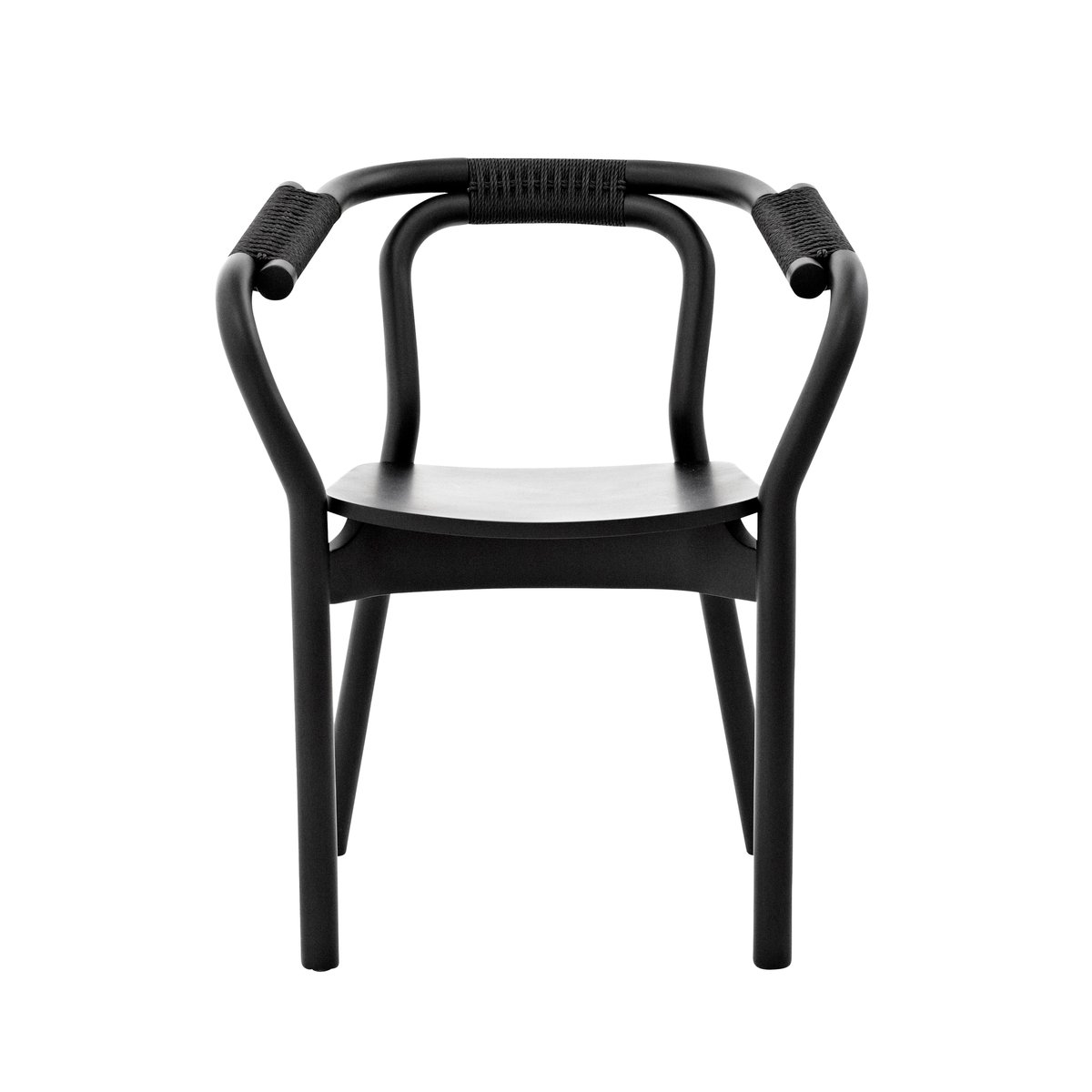 Normann Copenhagen Knot tuoli Musta-musta