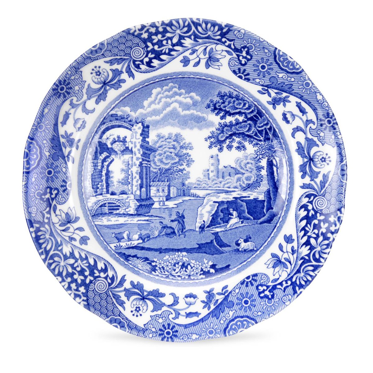 Spode Blue Italian -teelautanen 15 cm