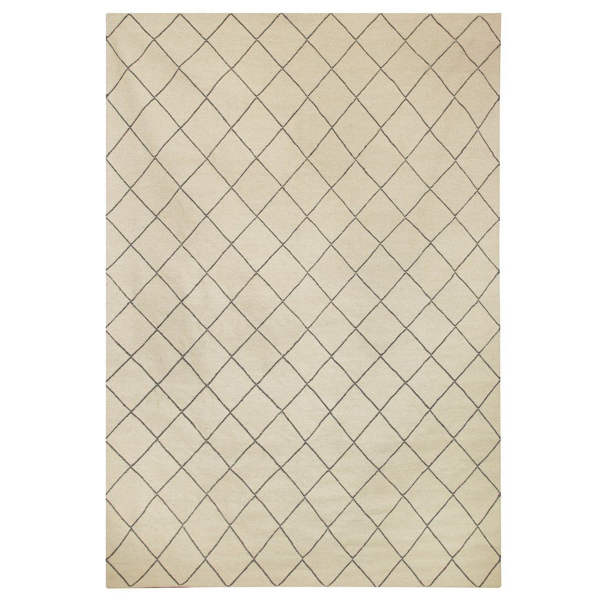 Chhatwal & Jonsson Diamond matto 184x280 cm Off white-grey