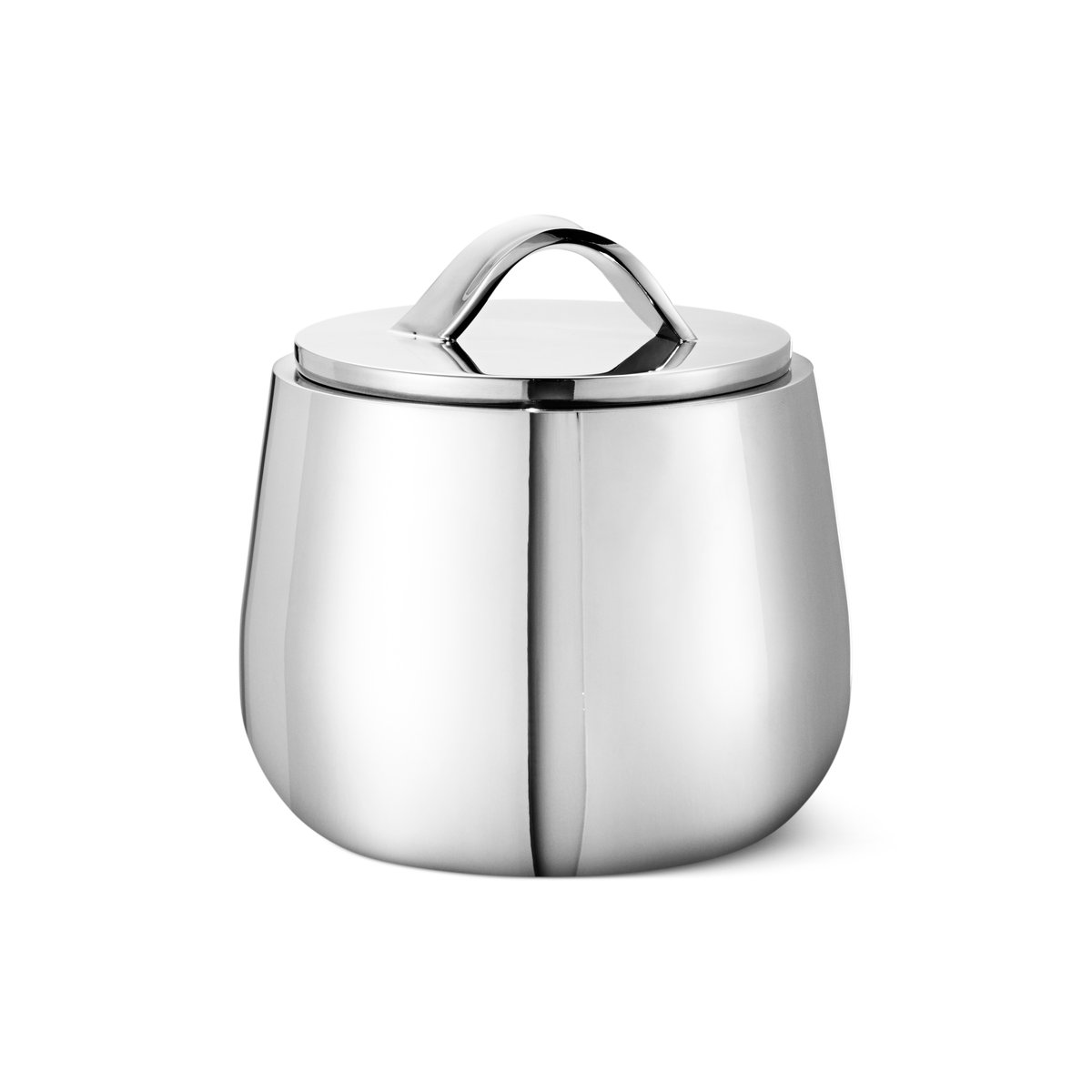 Georg Jensen Helix kannellinen sokerikulho Ruostumaton teräs