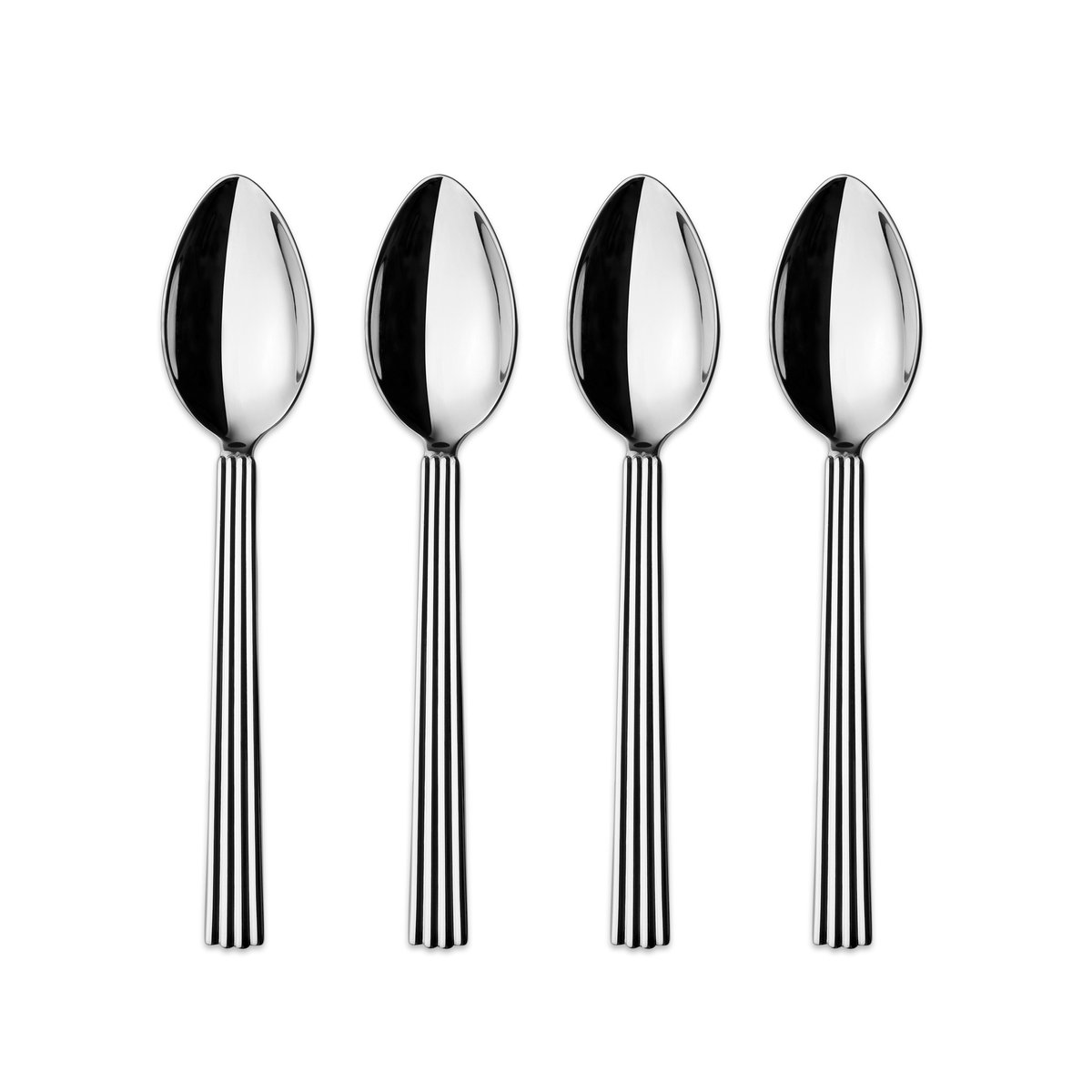 Georg Jensen Bernadotte teelusikka, large 4-pakkaus