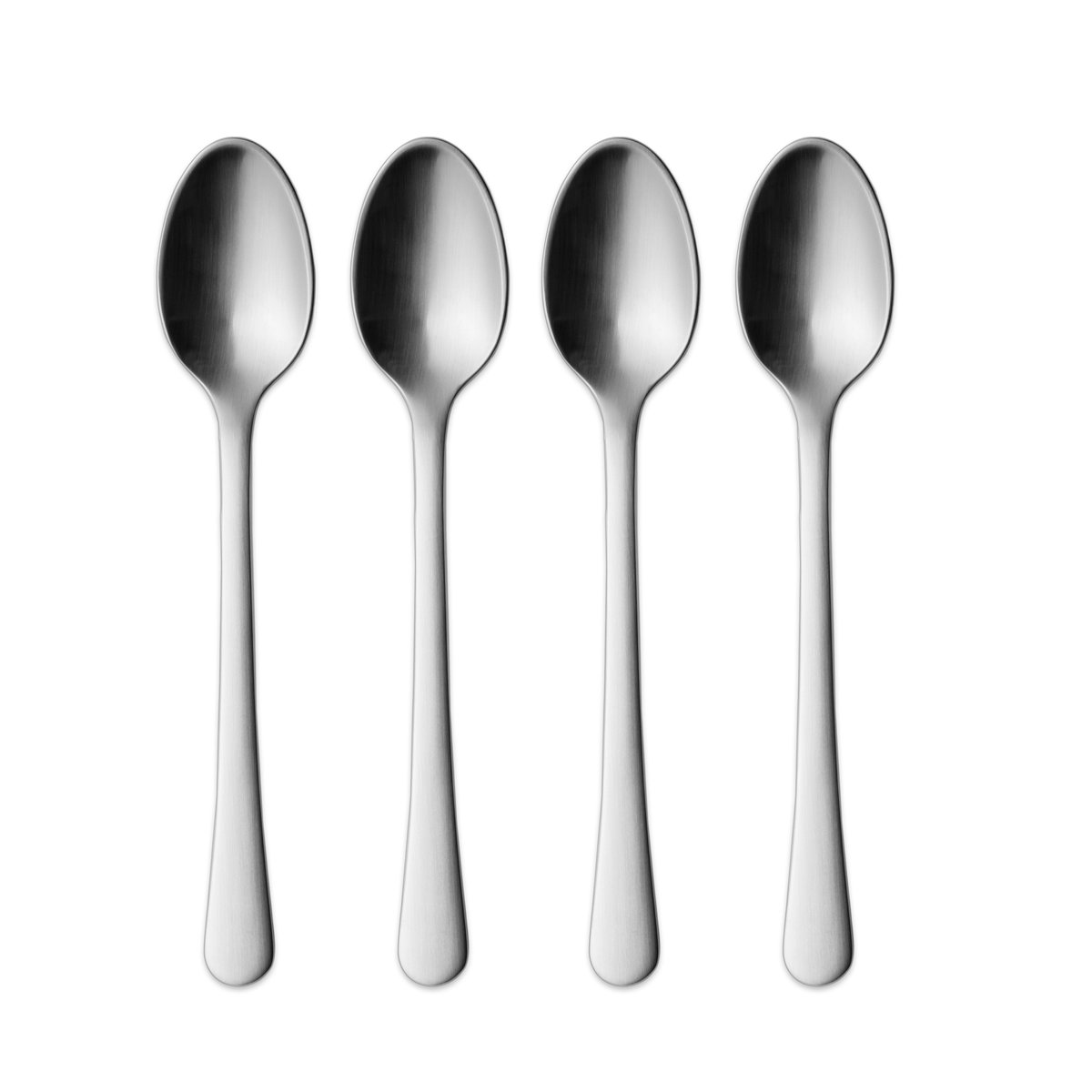 Georg Jensen Copenhagen mattapintainen jälkiruokalusikka 4-pakkaus