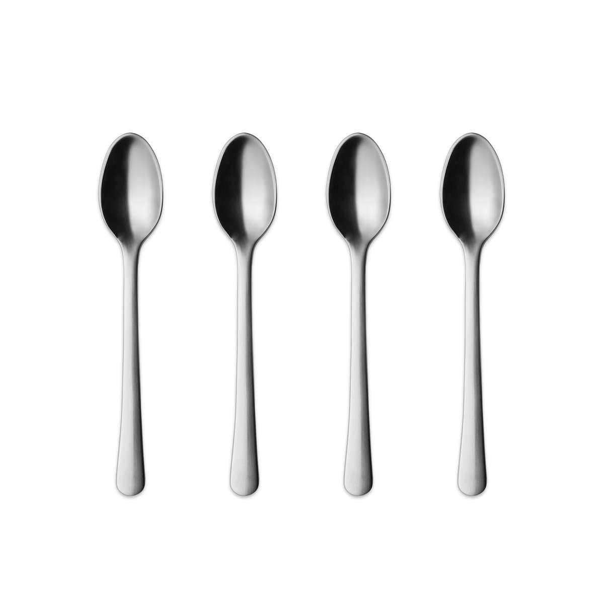 Georg Jensen Copenhagen mattapintaiset tee- ja kahvilusikat 4-pakkaus