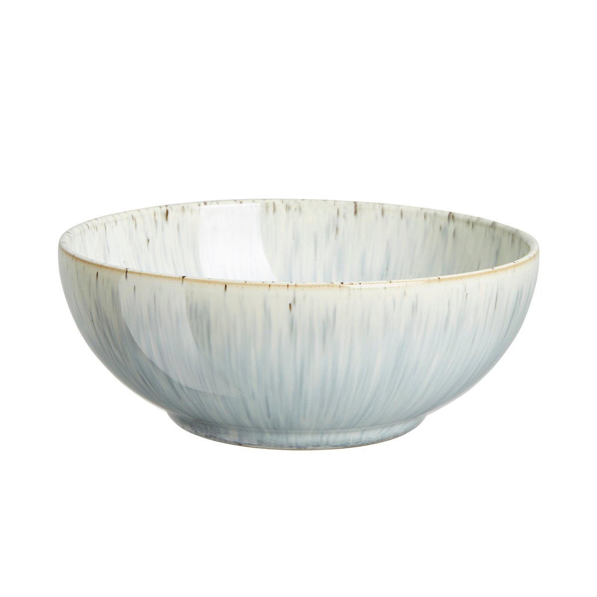 Denby Halo Speckle coupe -murokulho, 17 cm Harmaa-ruskea