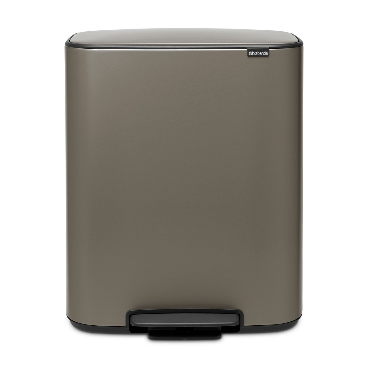 Brabantia Bo bin poljinroskis 2x30 L Platina