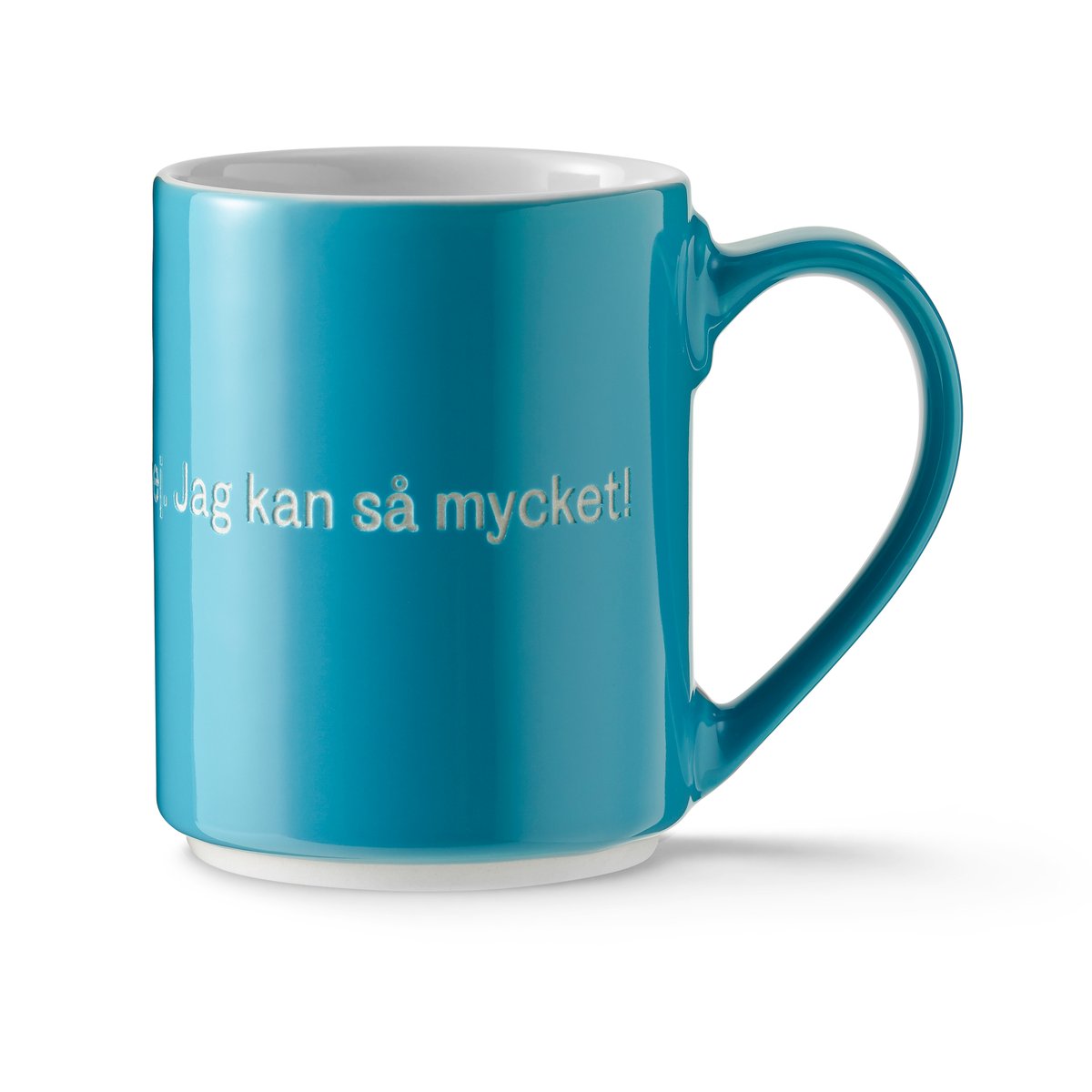 Design House Stockholm Astrid Lindgren mugg, det är konstigt med mig... Ruotsinkielinen teksti