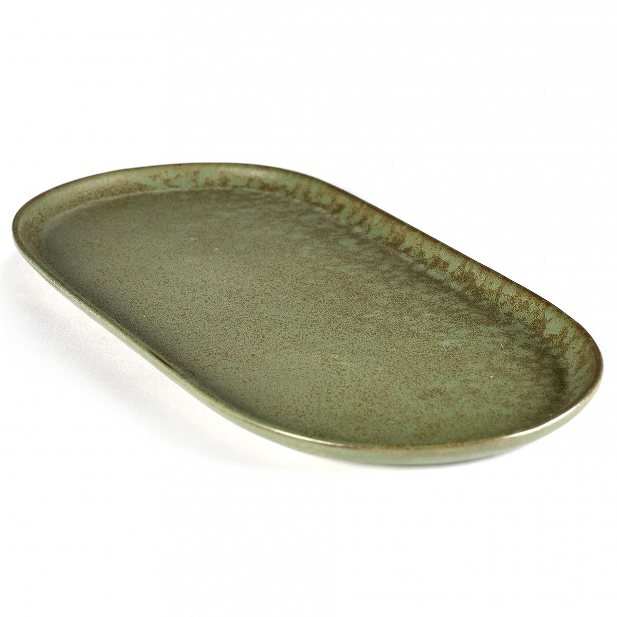 Serax Surface tapaslautanen 17x35,5 cm Camogreen