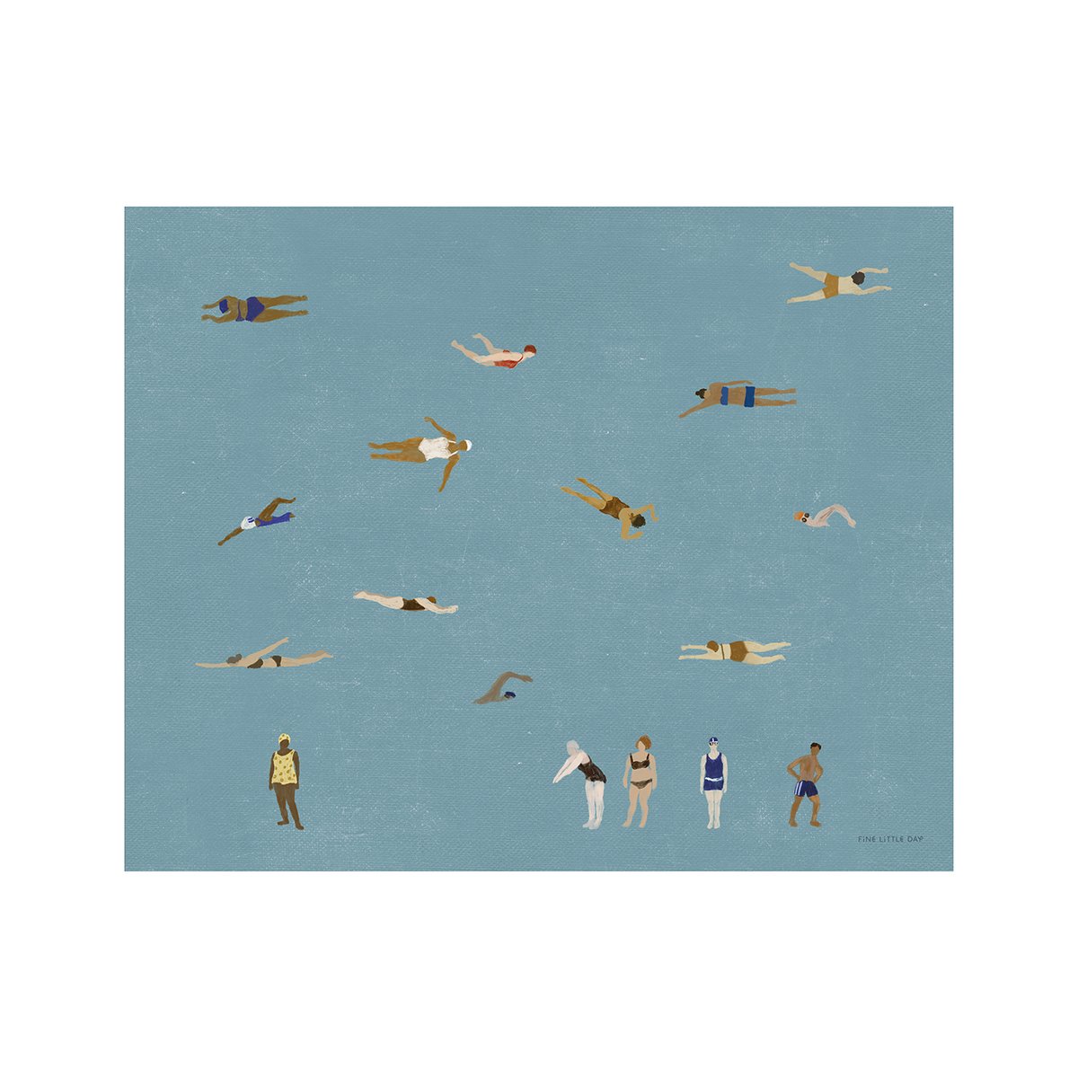 Fine Little Day Swimmers juliste 40x50 cm