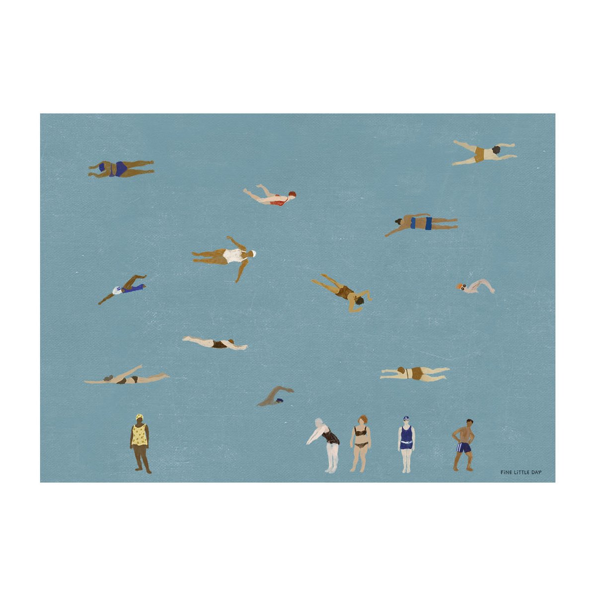 Fine Little Day Swimmers juliste 50x70 cm