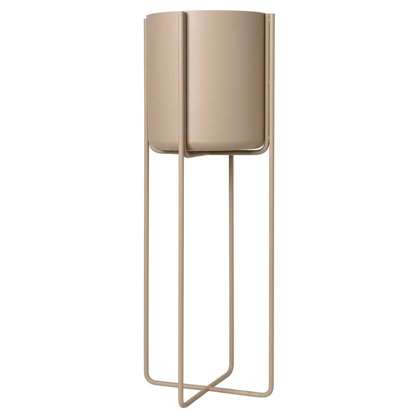 blomus Kena jalallinen ruukku M k80,5 cm Ø29 cm Nomad (beige)