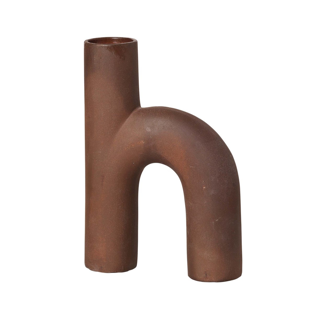 Broste Copenhagen Hector maljakko 19 cm Red clay