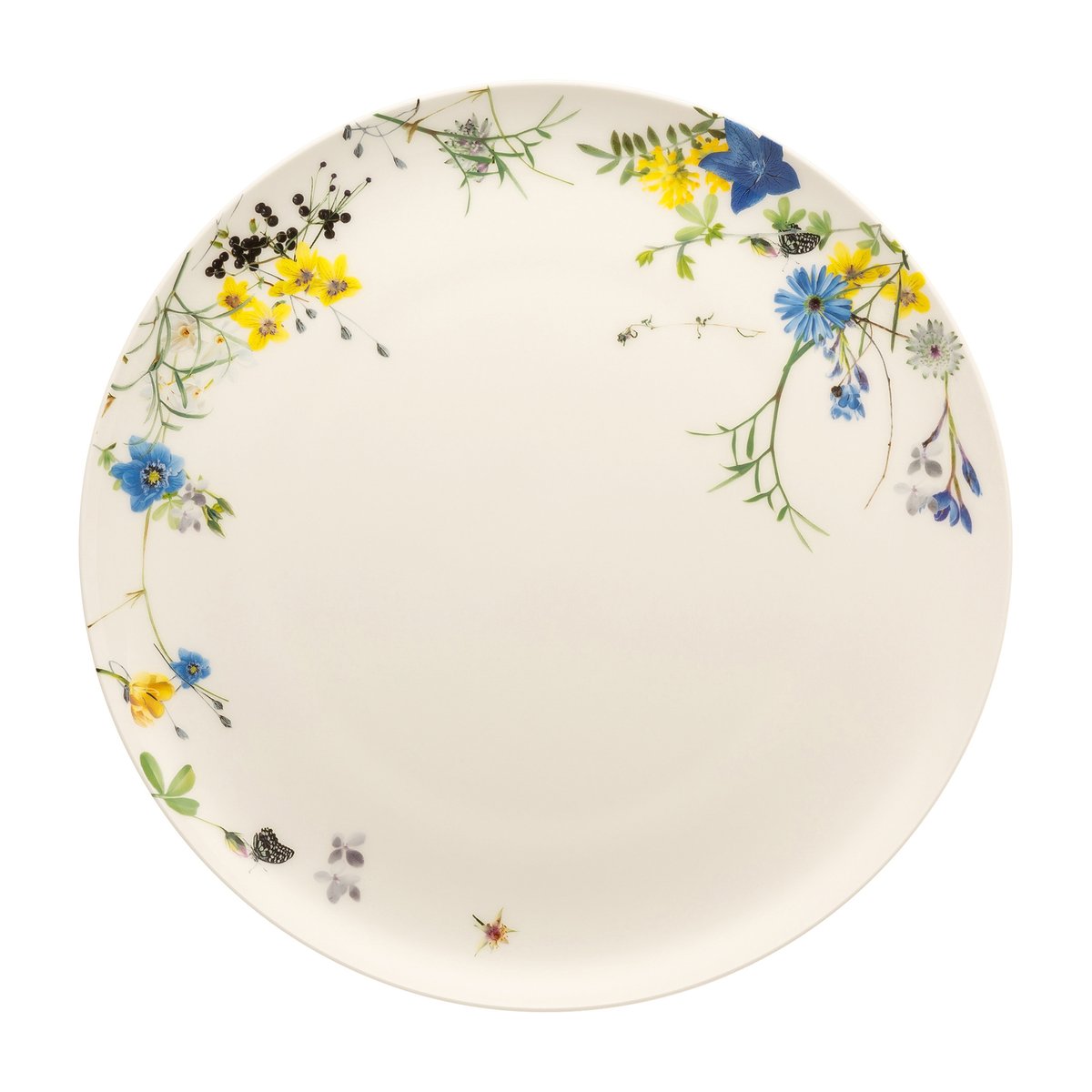 Rosenthal Brillance Fleurs des Alpes -lautanen 27 cm Multi