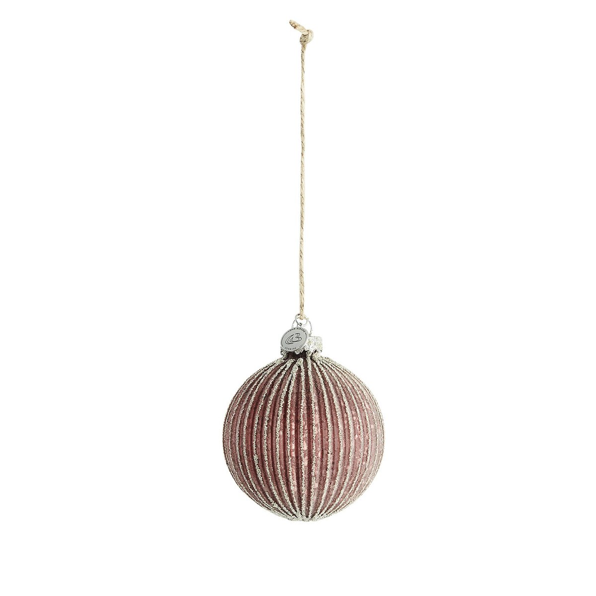 Lene Bjerre Norille joulukuusenpallo, Ø 8 cm Pomegranate-light gold