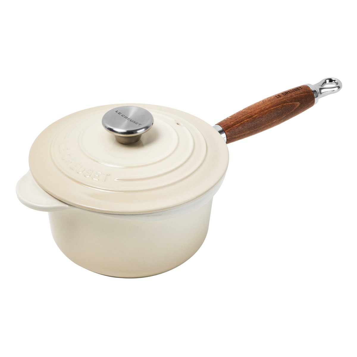 Le Creuset Le Creuset -kattila puukahvalla 1,8 l Meringue