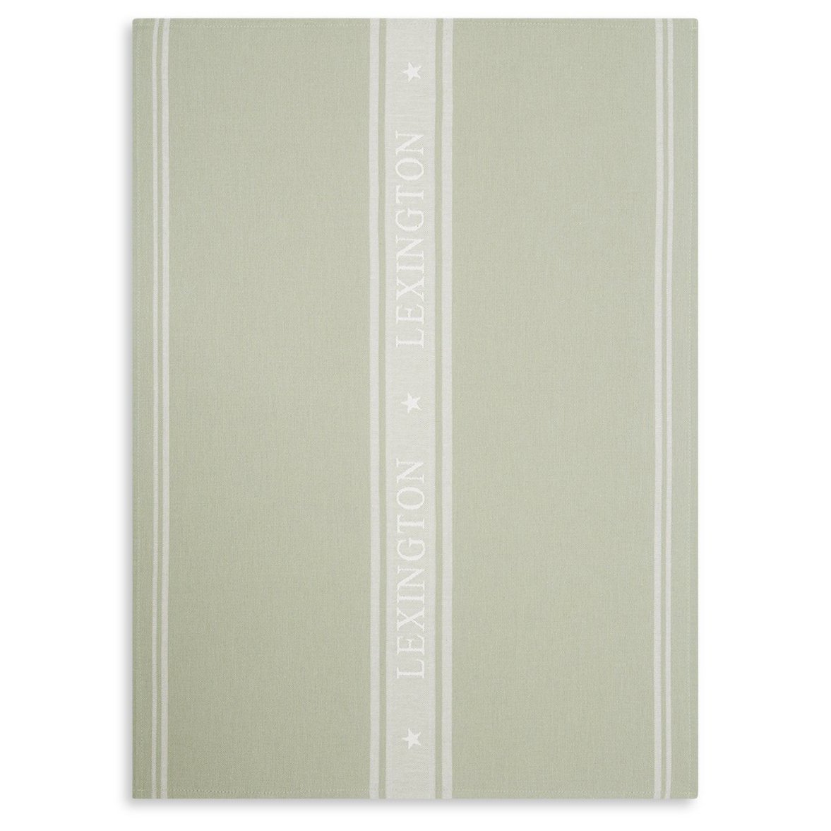 Lexington Icons Star -keittiöpyyhe 50 x 70 cm Sage green-white