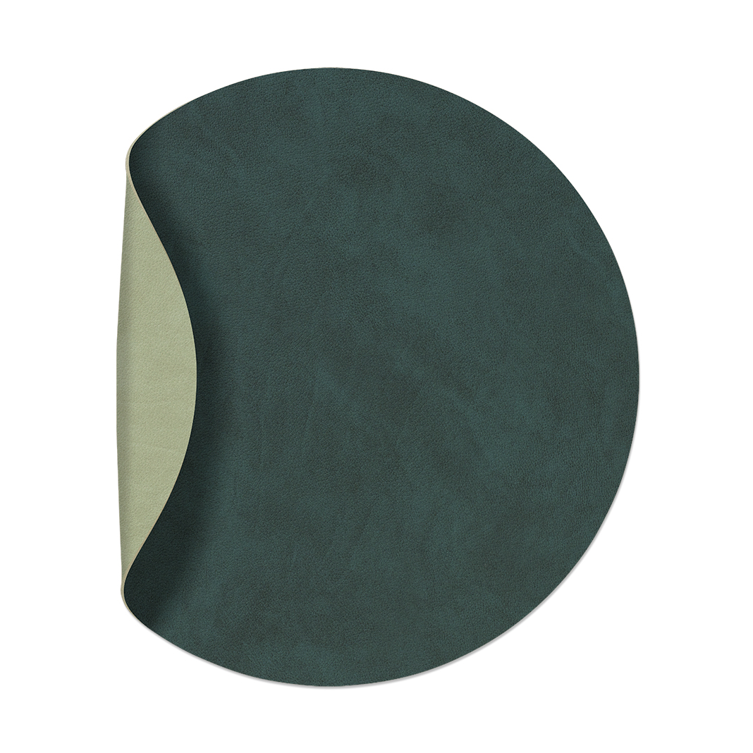 LIND DNA Nupo pöytätabletti circle kaksipuolinen M 1 kpl Dark green-olive green