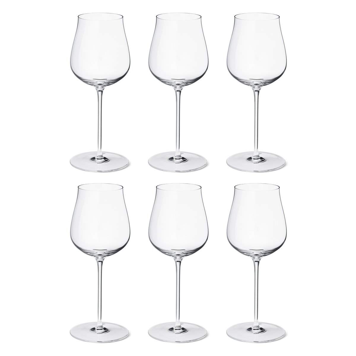 Georg Jensen Sky valkoviinilasi 35 cl, 6-pakkaus Kristalli