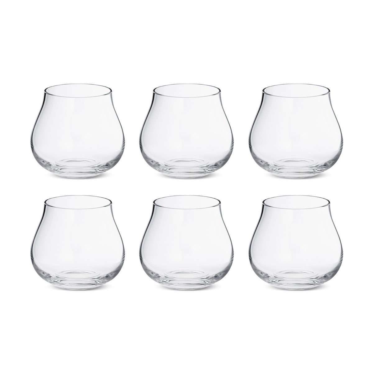 Georg Jensen Sky juomalasi matala 38 cl, 6-pakkaus Kristalli