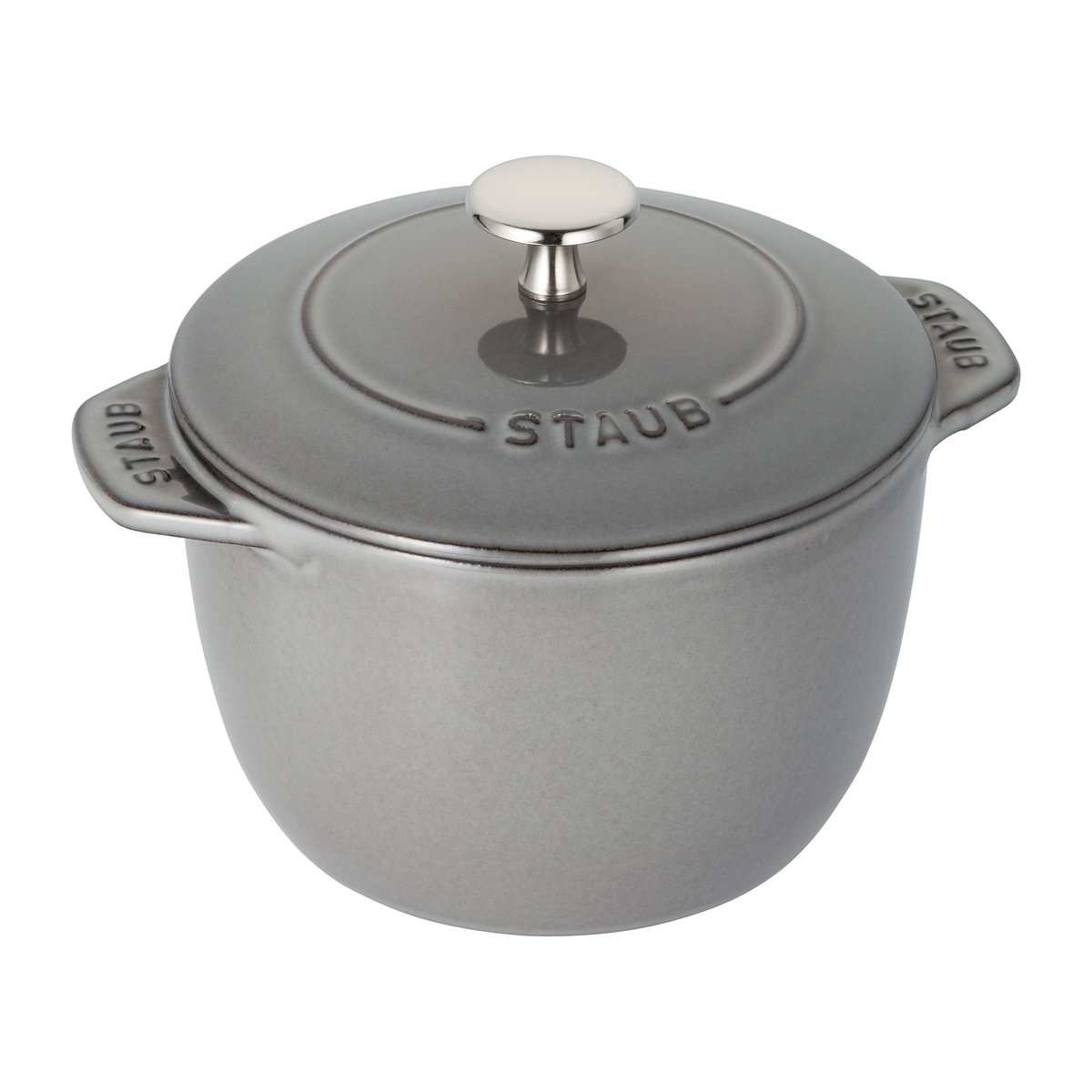 STAUB Rice cocotte valurautapata 1,6 L Harmaa