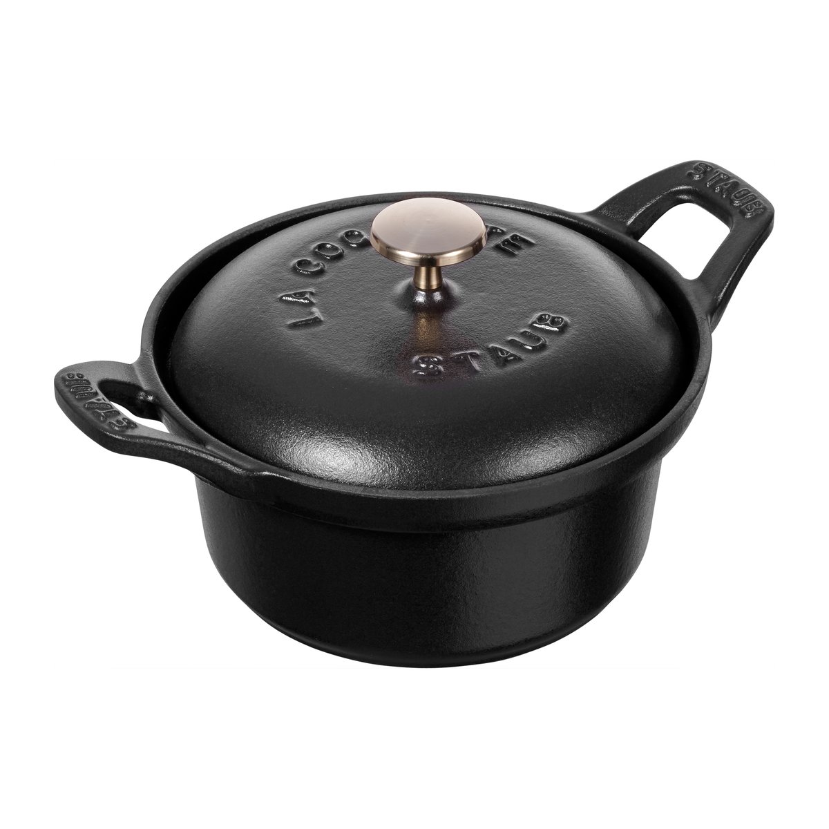 STAUB Vintage La Coquette pata pyöreä 0,5 L Musta