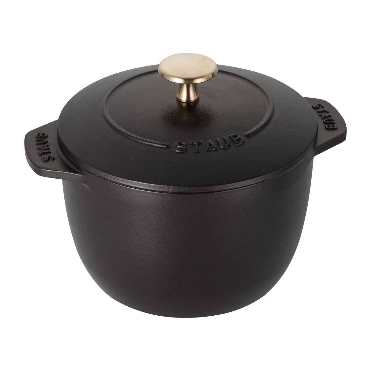 STAUB Rice cocotte valurautapata 1,6 L Musta