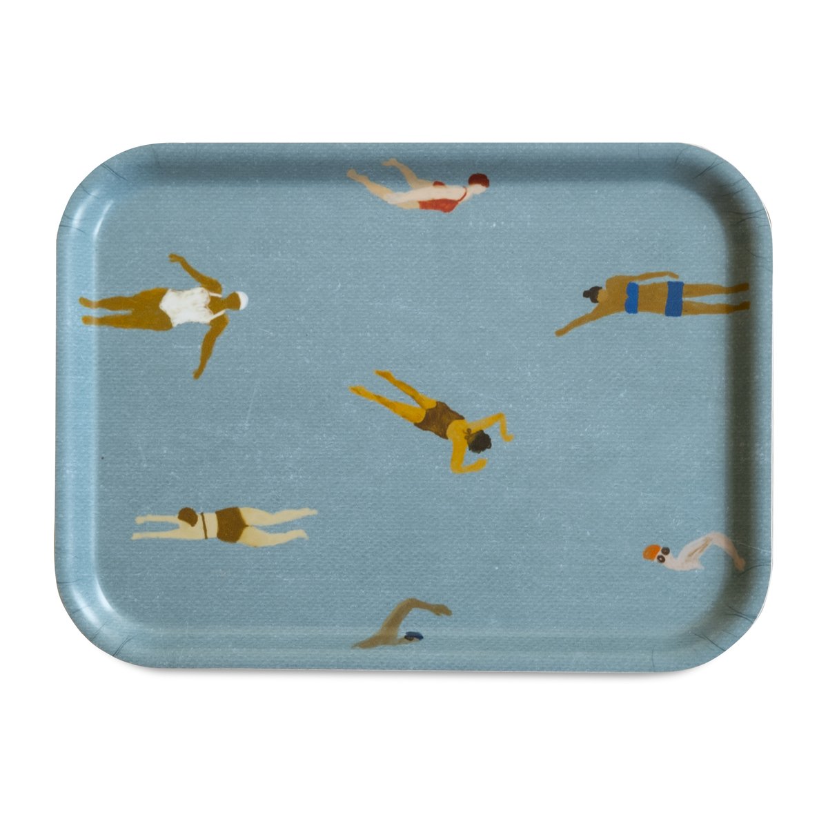 Fine Little Day Swimmers tarjotin 20x27 cm Sininen