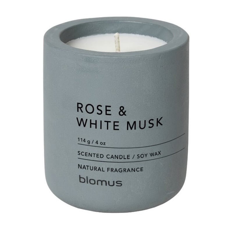 blomus Fraga tuoksukynttilä 24 tuntia Rose & White Musk-Flintstone