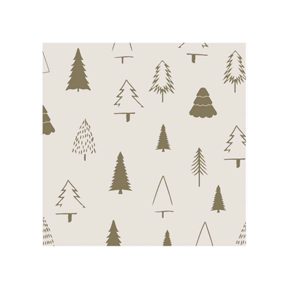 Cooee Design Woods lautasliina 33x33 cm 20-pack Shell-olive