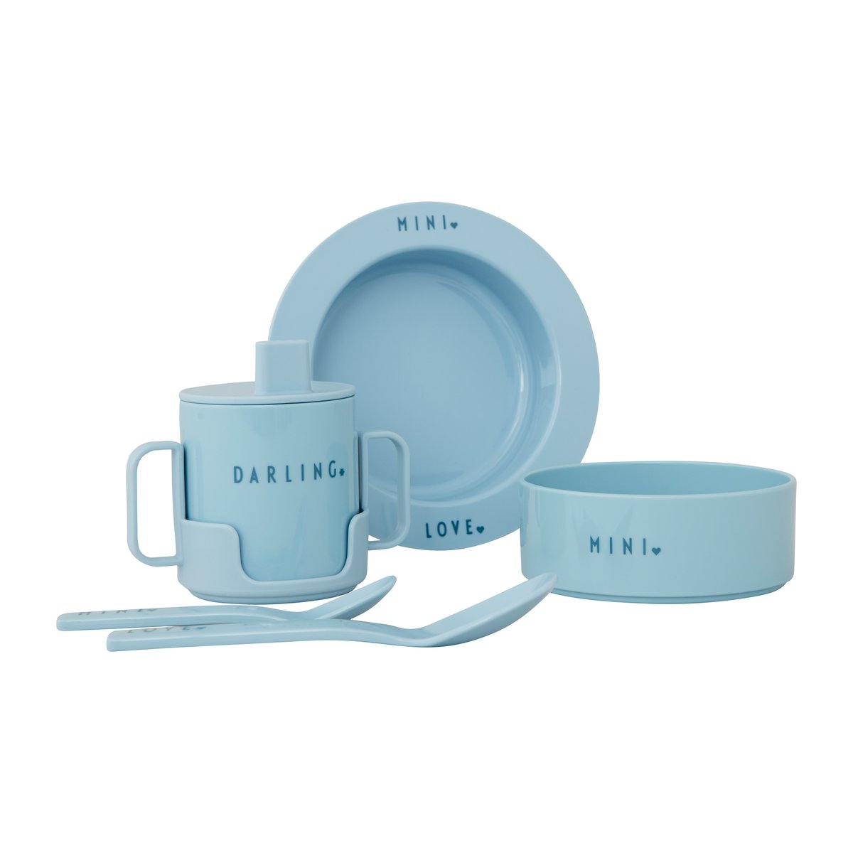 Design Letters Design Letters startsetti suosikki mini Light blue