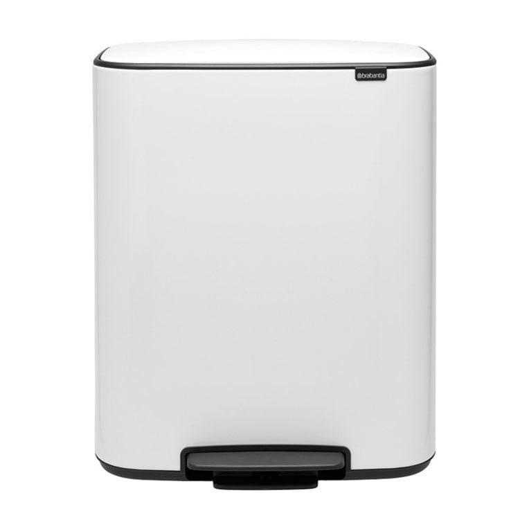 Brabantia Bo bin poljinroskis 2x30 L White