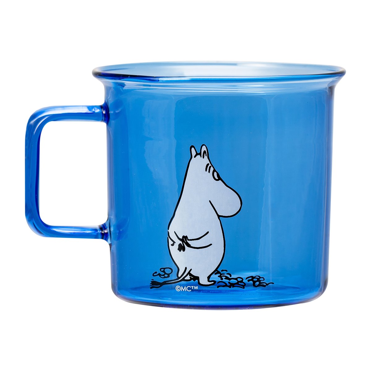 Muurla Moomin lasimuki 35 cl Sininen