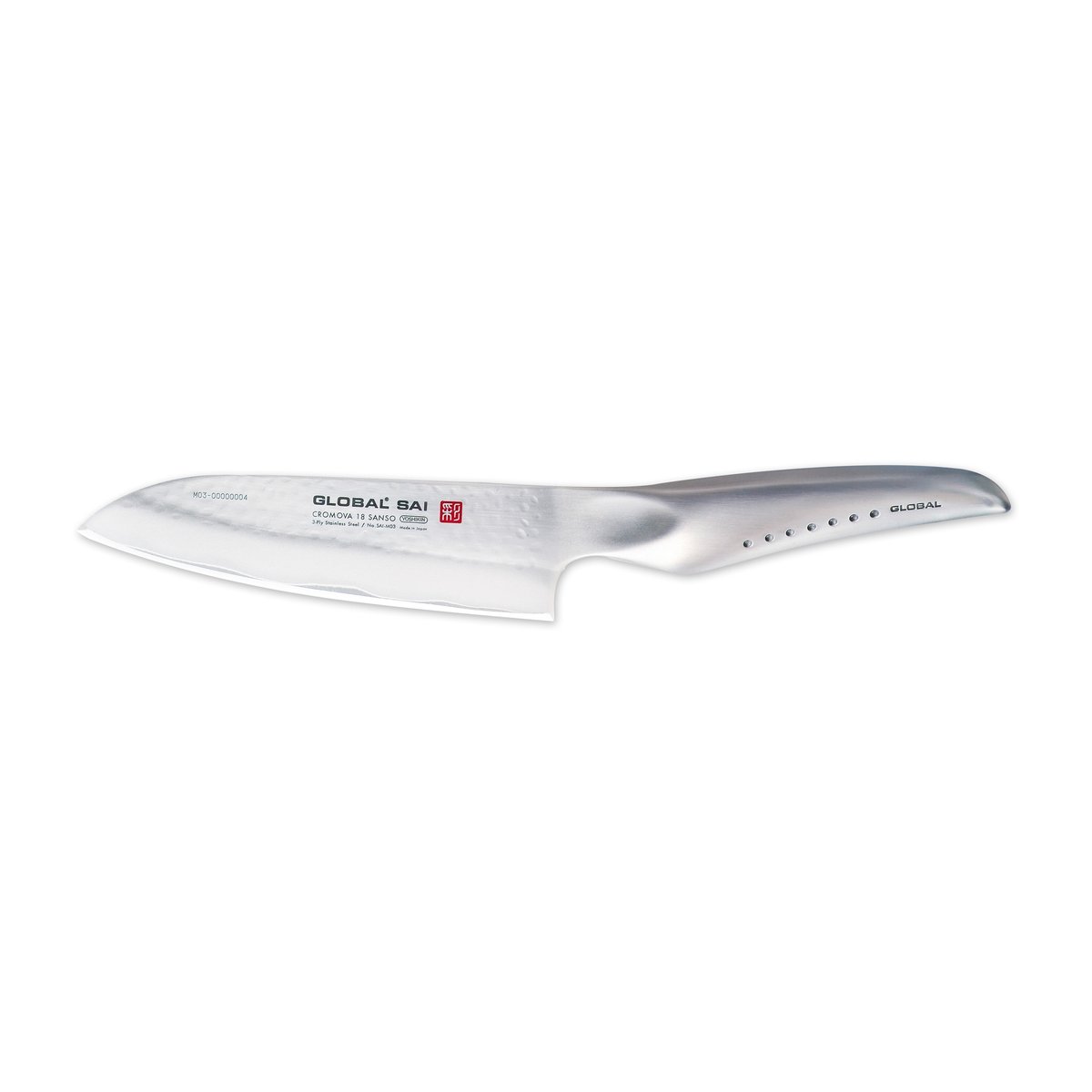 Global Global SAI-M03 Santoku-veitsi 13,5 cm Ruostumaton teräs