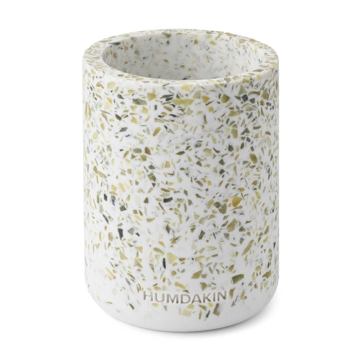 Humdakin Humdakin Terrazzo -maljakko Ø 10 cm Green-white