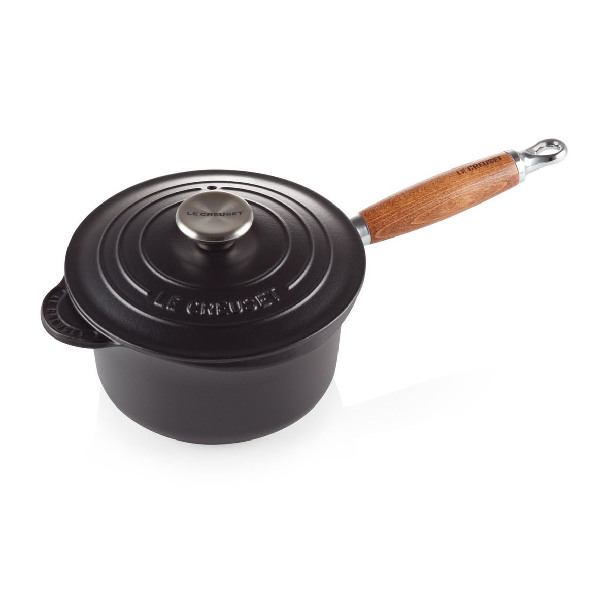 Le Creuset Le Creuset -kattila puukahvalla 1,8 l Matte black