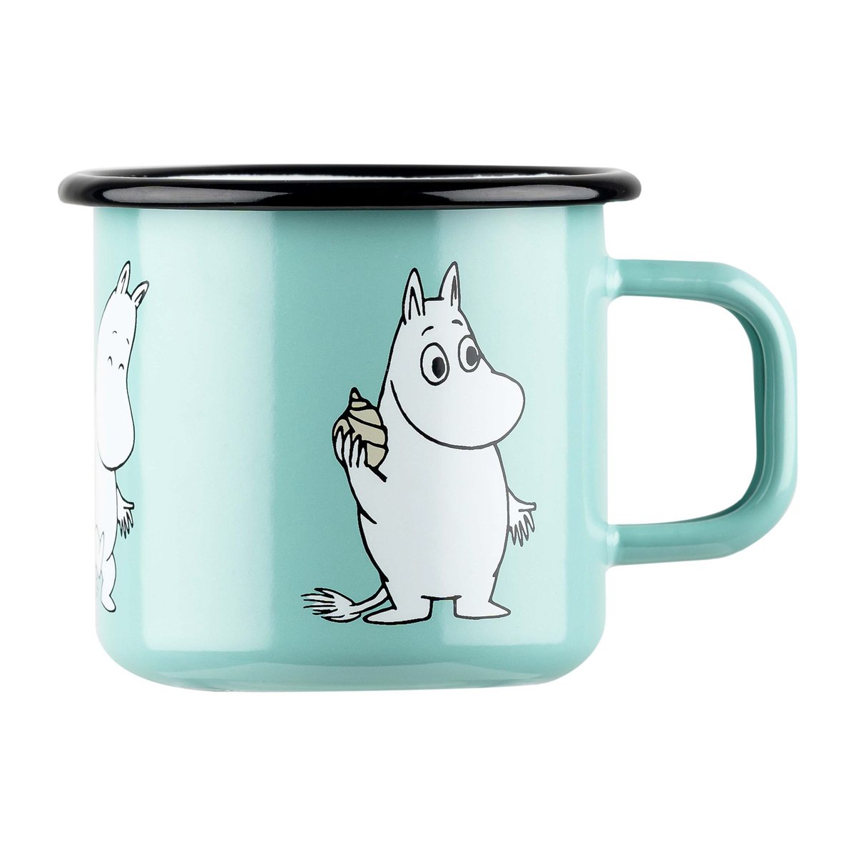 Muurla Moomin Retro -emalimuki 37 cl Mint