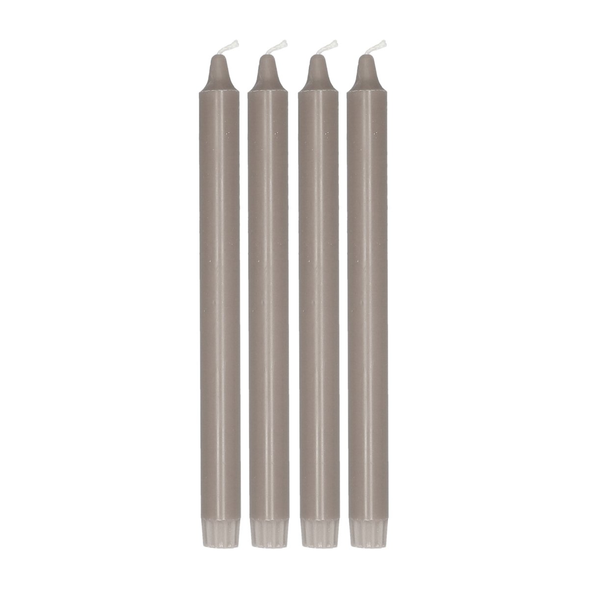 Scandi Essentials Ambiance kruununkynttilä 4-pakkaus 27 cm Taupe