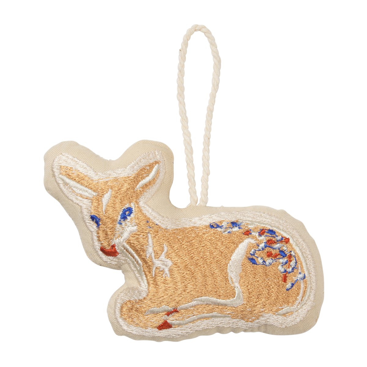 Broste Copenhagen Baby Deer joulukoriste Warm beige