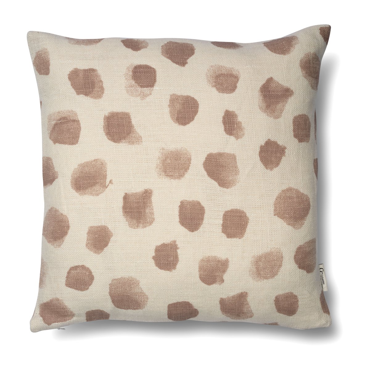 Classic Collection Dotty tyynynpäällinen 50 x 50 cm Valkoinen-kaarna