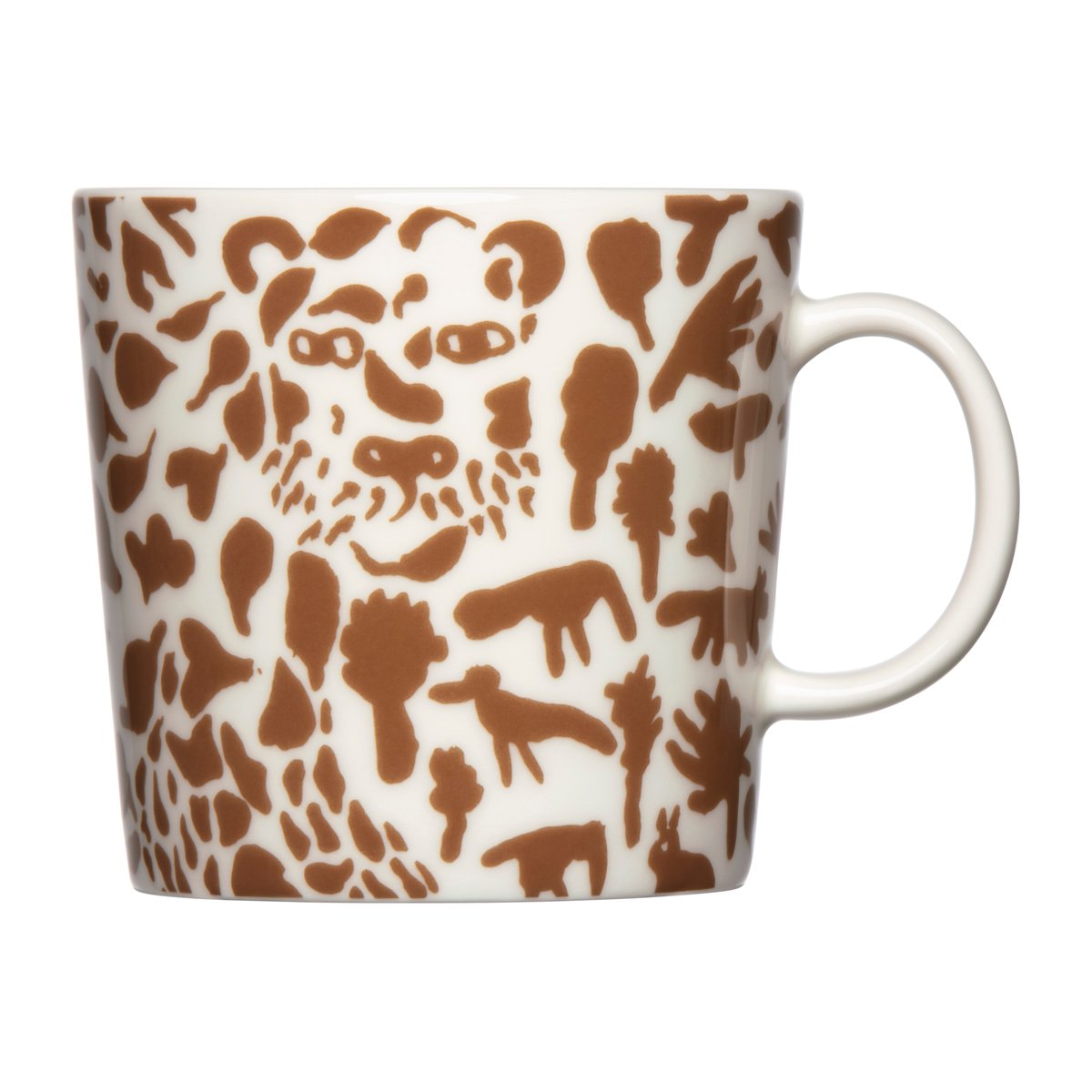 Iittala Oiva Toikka Cheetah -muki 40 cl Ruskea