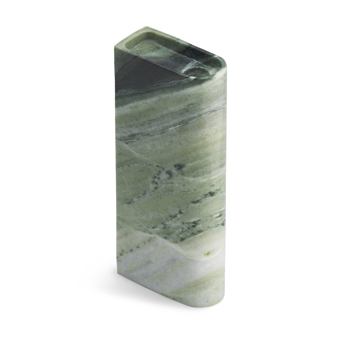 Northern Monolith kynttilänjalka tall Mixed green marble