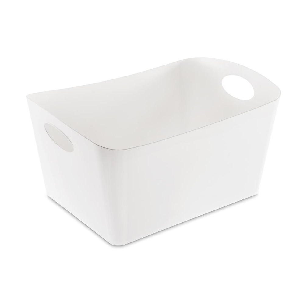 Koziol Boxxx säilytyslaatikko L 15 l Recycled white