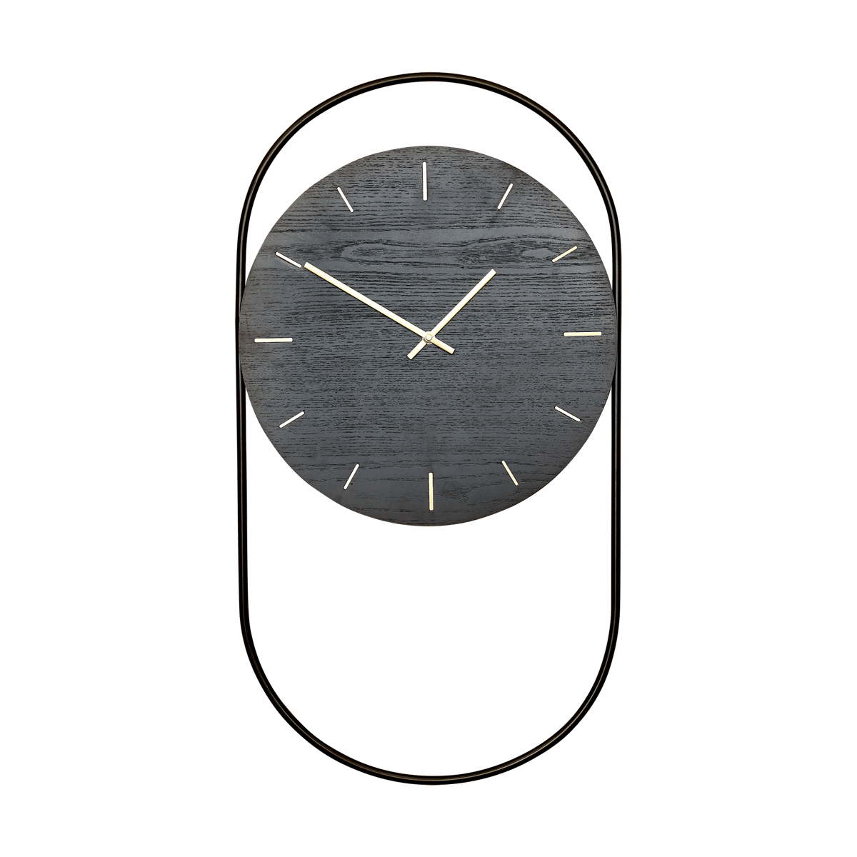 Andersen Furniture A-Wall seinäkello 41x76 cm Black-brass