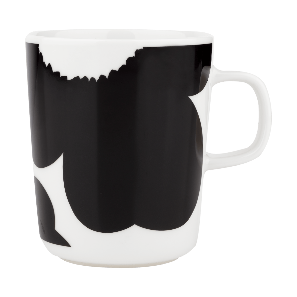 Marimekko Iso Unikko muki 25 cl White-black