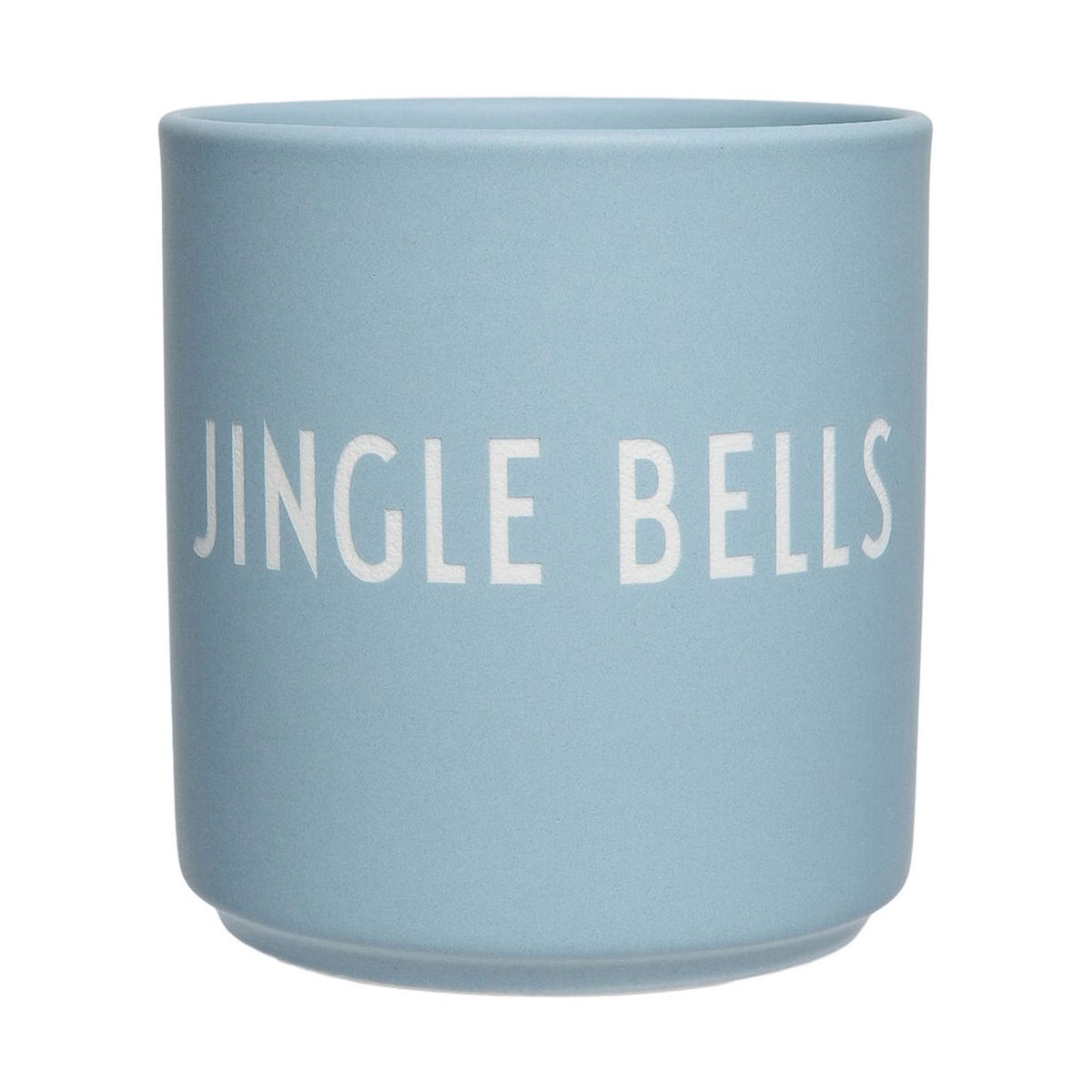 Design Letters Design Letters suosikkikuppi 25 cl Jingle bells-light blue