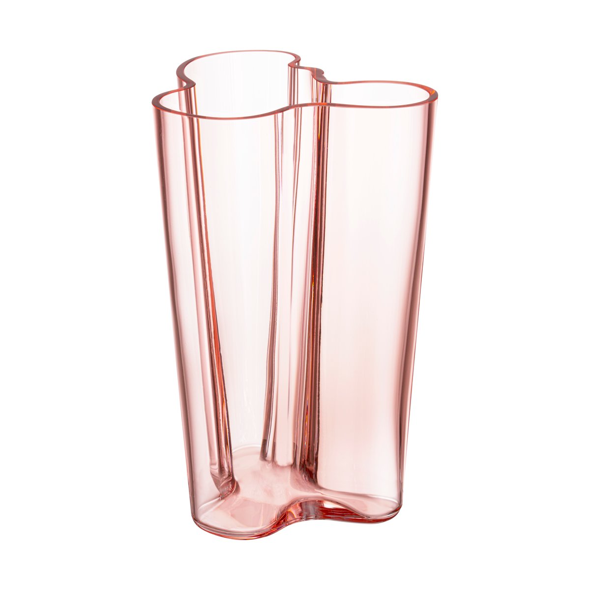 Iittala Alvar Aalto maljakko lohenpunainen 251 mm