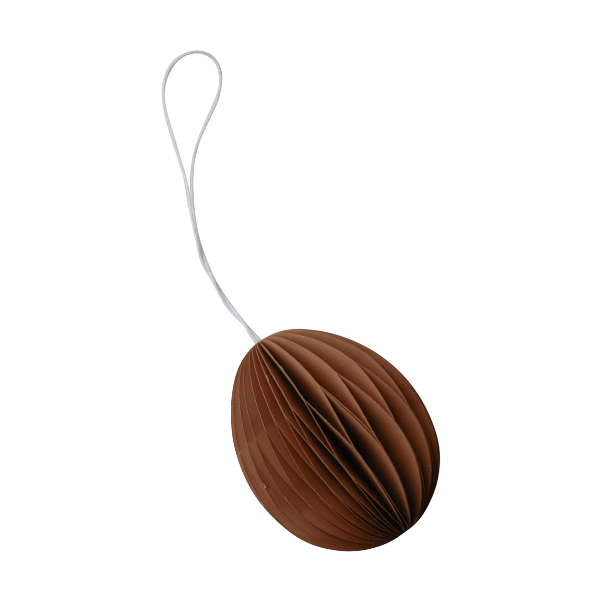 DBKD Ovoid pääsiäiskoriste paperi 7 cm Terracotta