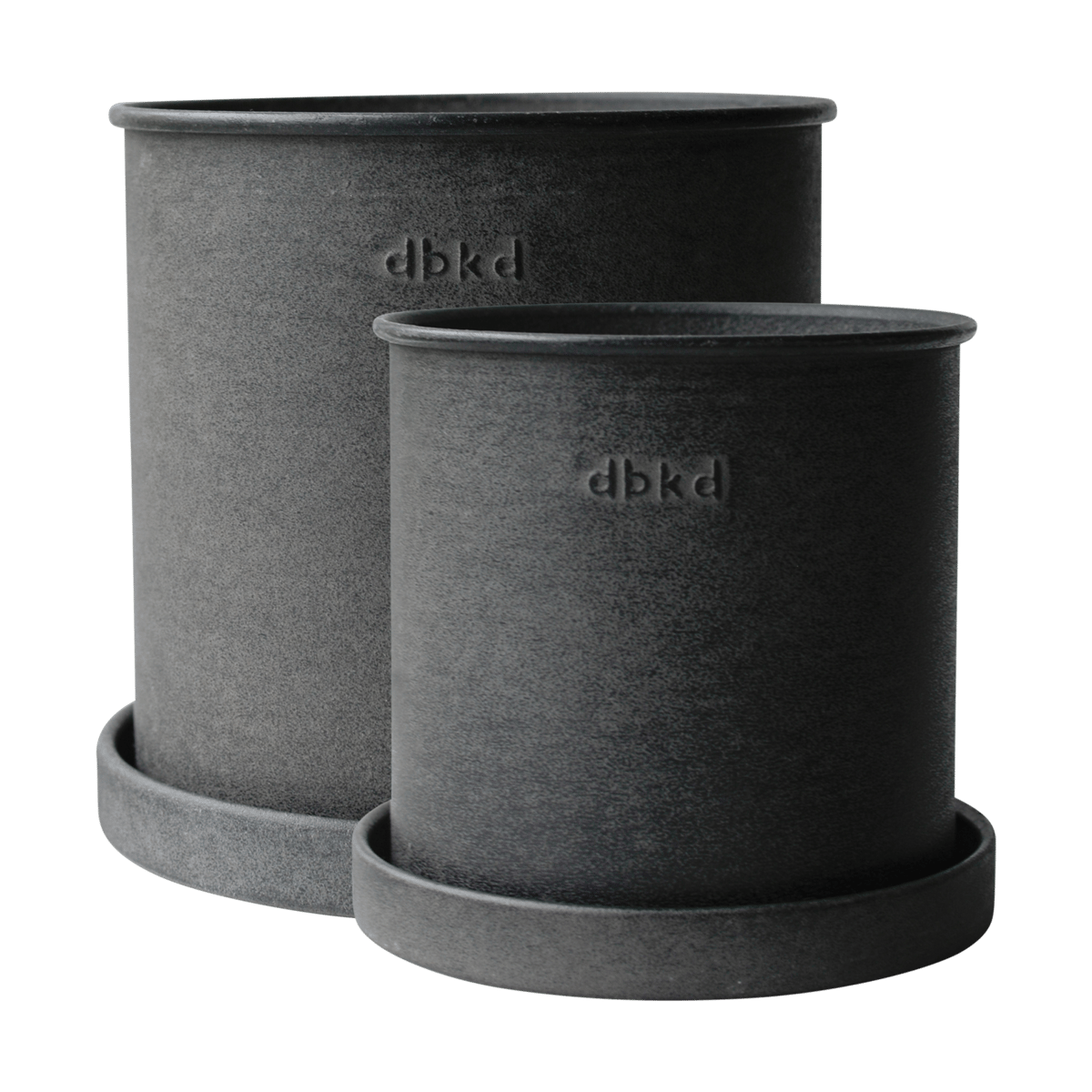 DBKD Plant pot ruukku pieni 2 kpl Black