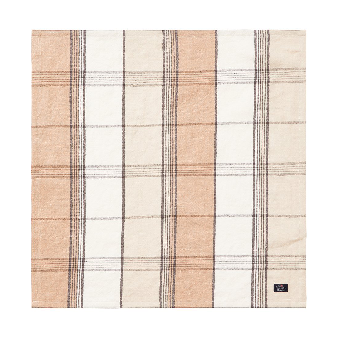 Lexington Checked Linen/Cotton kangasservetti 50x50 cm Beige