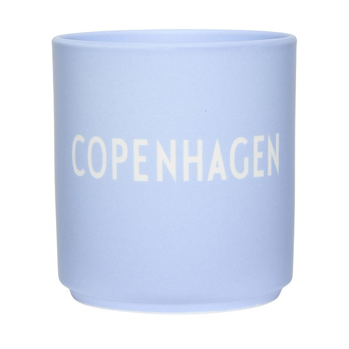 Design Letters Design Letters suosikkikuppi Danish Words 25 cl Blue